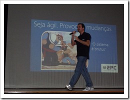 Ramon Durães palestrando sobre Visual Studio / ALM / SCRUM no DevBrasil OpenDay 2012 FIAP