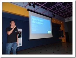 Ramon Durães palestrando no DevBrasil OpenDay 2012 em Sorocaba sobre Visual Studio / Team Foundation Server