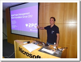 Ramon Durães palestrando no Visual Studio Summit 2012 Microsoft Brasil São Paulo