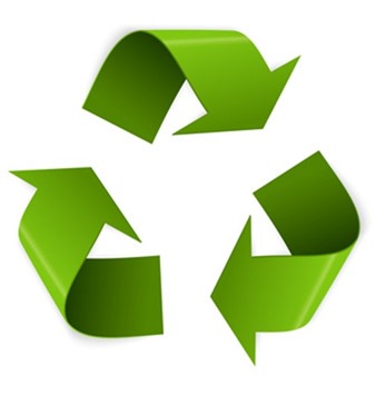 Recycling symbol vector