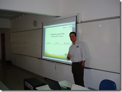 Ramon Durães palestra no Microsoft Community Launch 2010 (Salvador) Ramon Durães palestra no Microsoft Community Launch 2010 (Salvador)