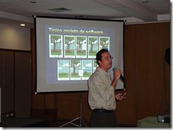 Ramon Durães palestrando no SBCARS 2009 em Natal