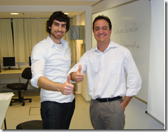  Naysawn Naderi e Ramon Durães durante treinamento de Test Manager 2010 na Microsoft