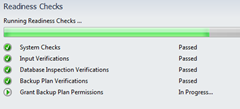 TFS Readness Checks