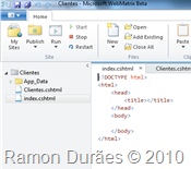 Microsoft WebMatrix Microsoft WebMatrix